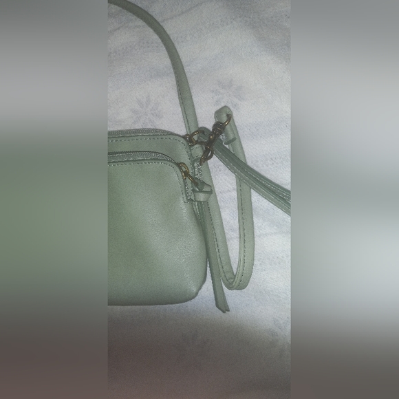 Arizona Jean Co Green purse cute little 7" across EUC - Picture 6 of 7